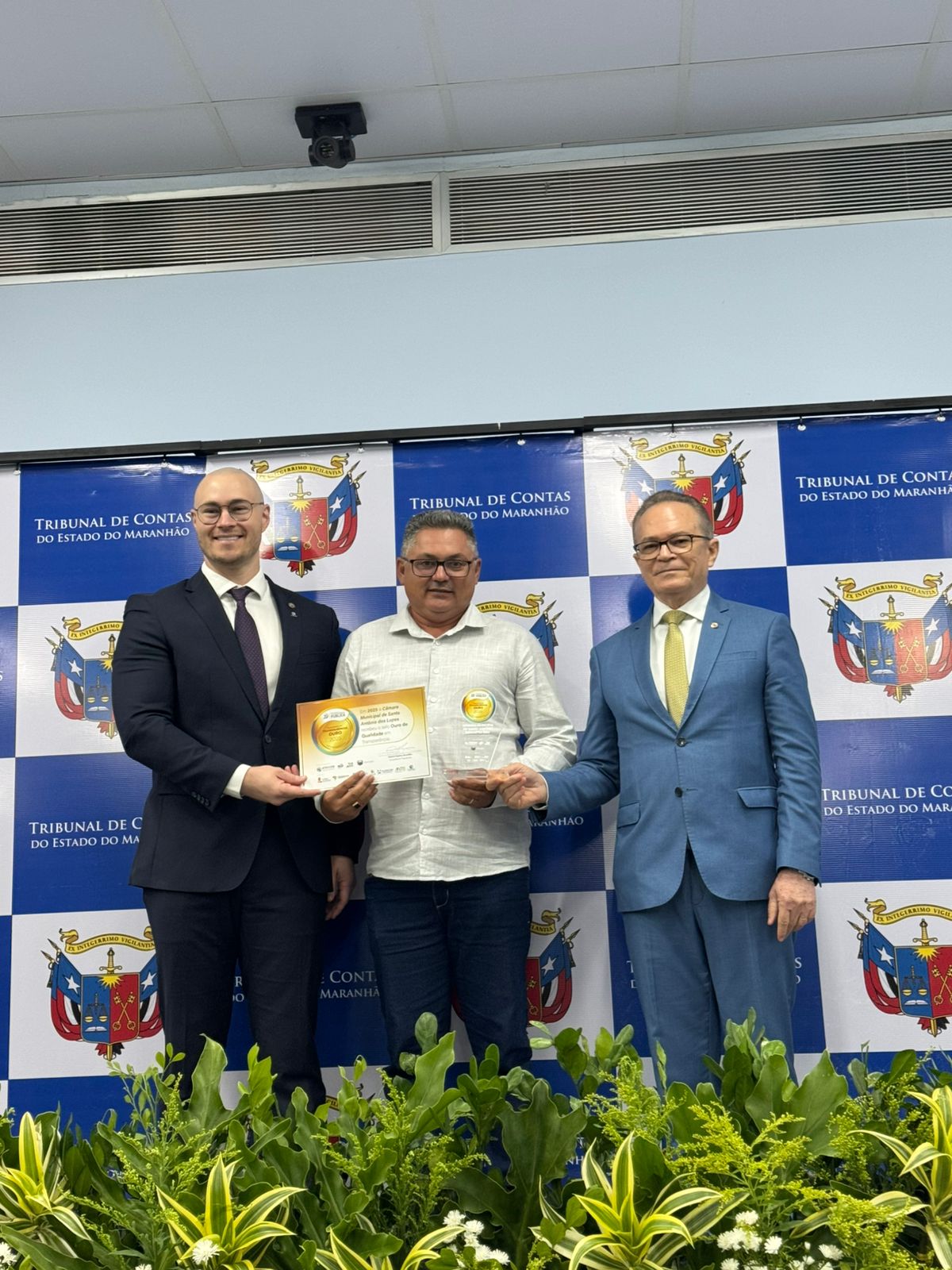 Câmara Municipal de Santo Antônio dos Lopes recebe Selo Ouro em Transparência Pública